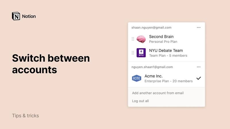 Create & manage workspaces